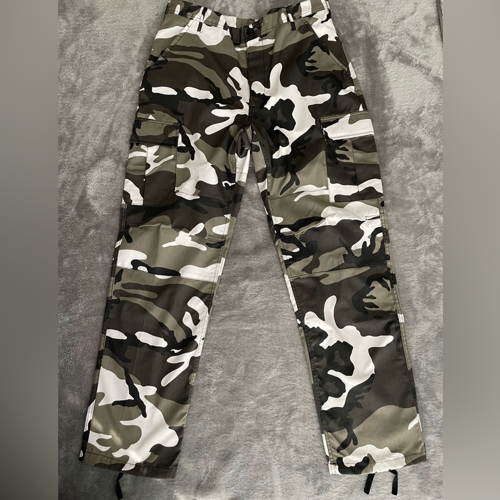 White Camo Pants